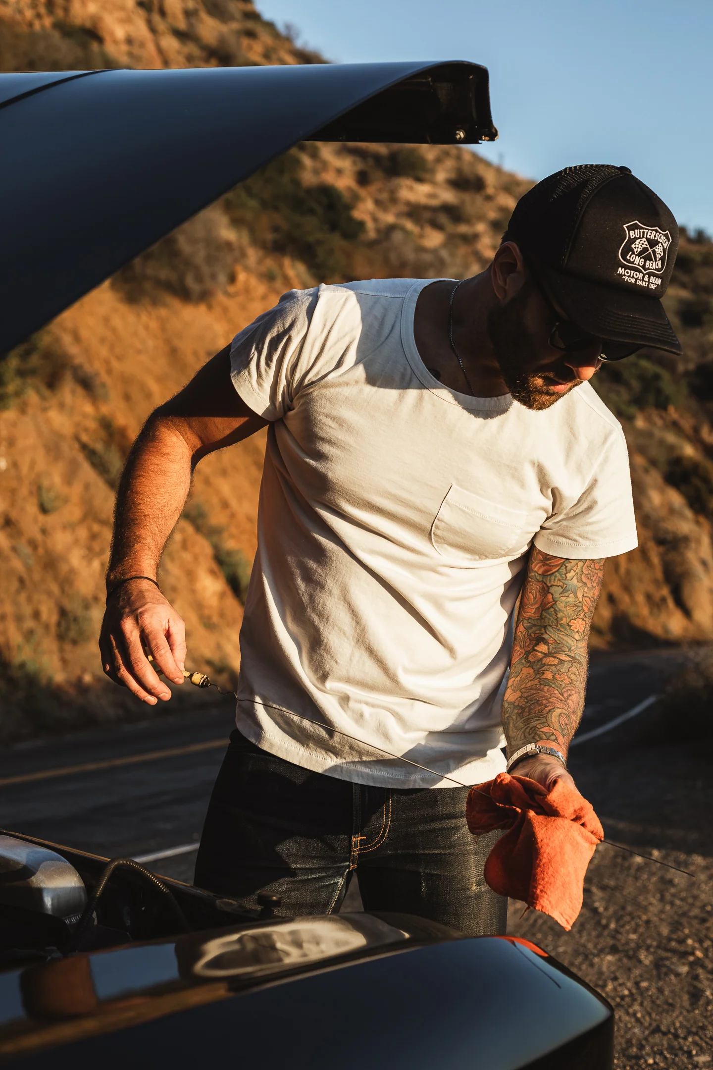 Wythe - Tubular Pocket Tee - Natural - Image 6